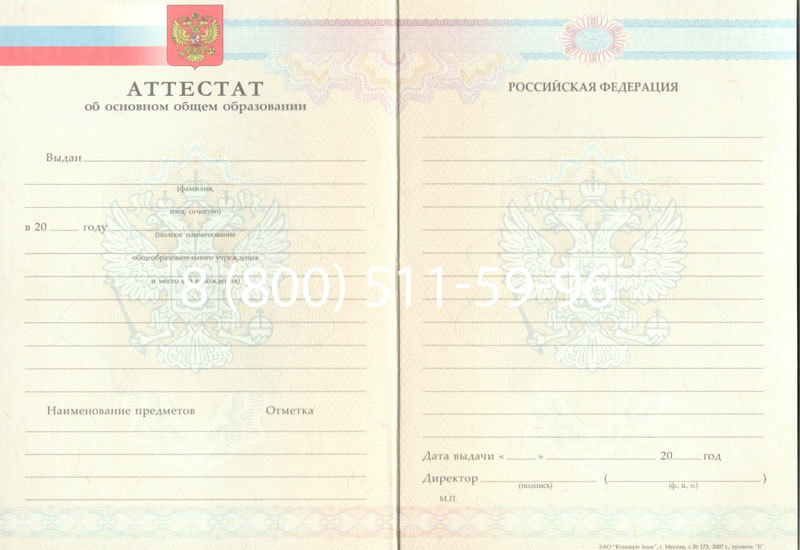 Купить Аттестат за 9 класс 2007-2010 годов в Волгограде Купить Аттестат за 9 класс 2007-2010 годов в Волгограде